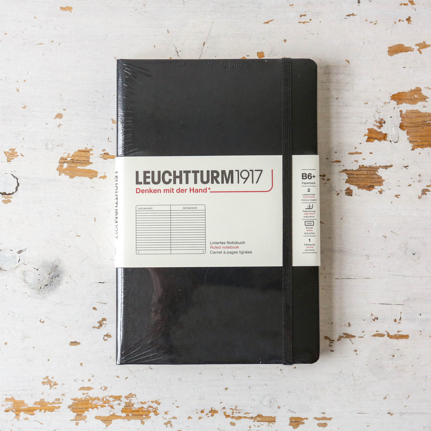 Leuchtturm B6+ Notebook - Black