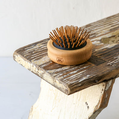 Pop-Up Beechwood Hair Brush