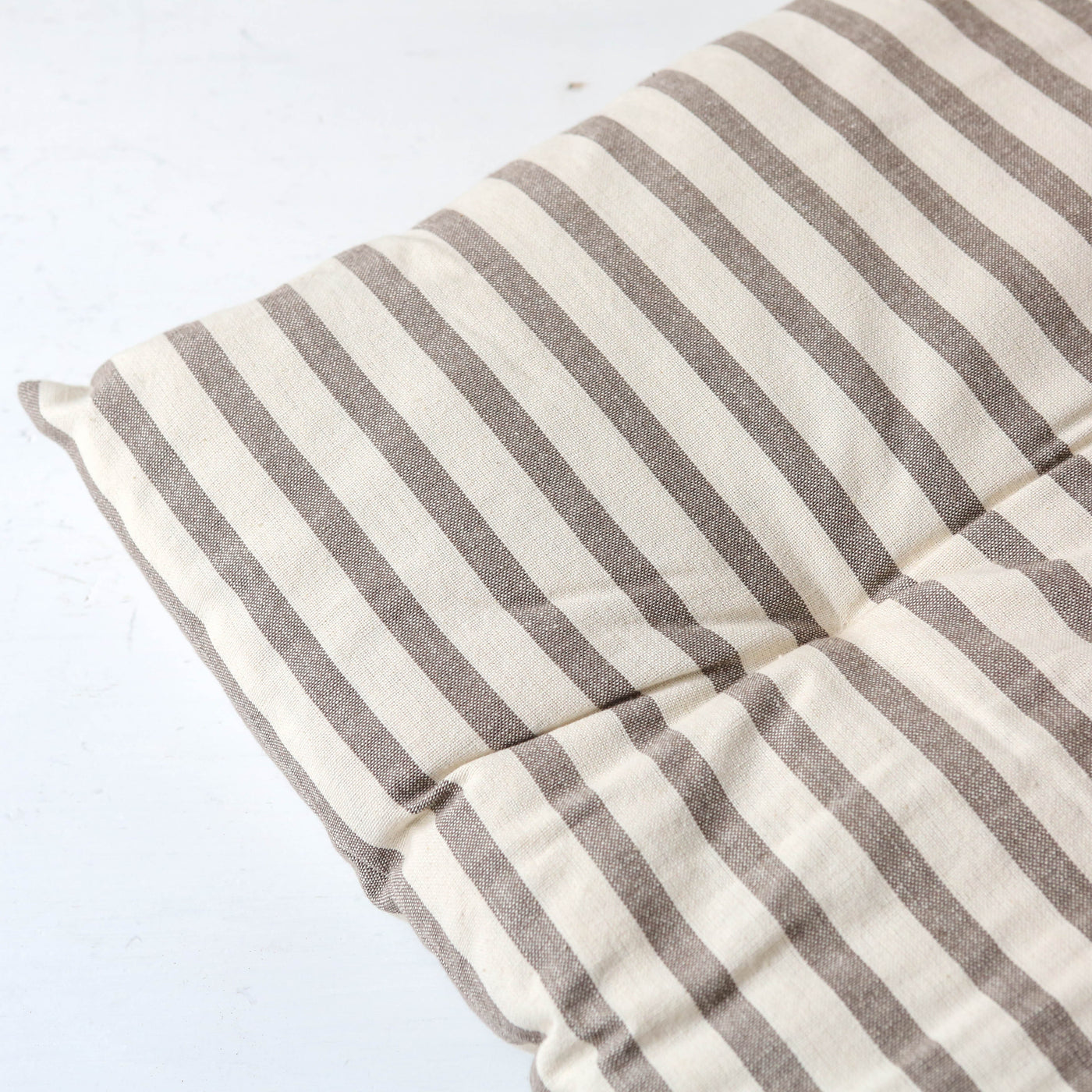 Printed Cotton Mattress - Grey Stripe