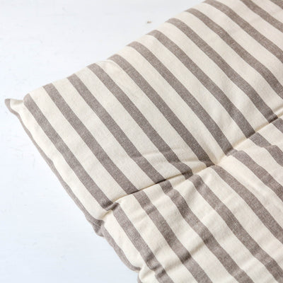 Printed Cotton Mattress - Grey Stripe