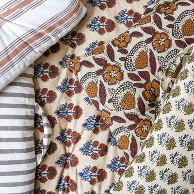 Printed Cotton Mattress - Cinnamon