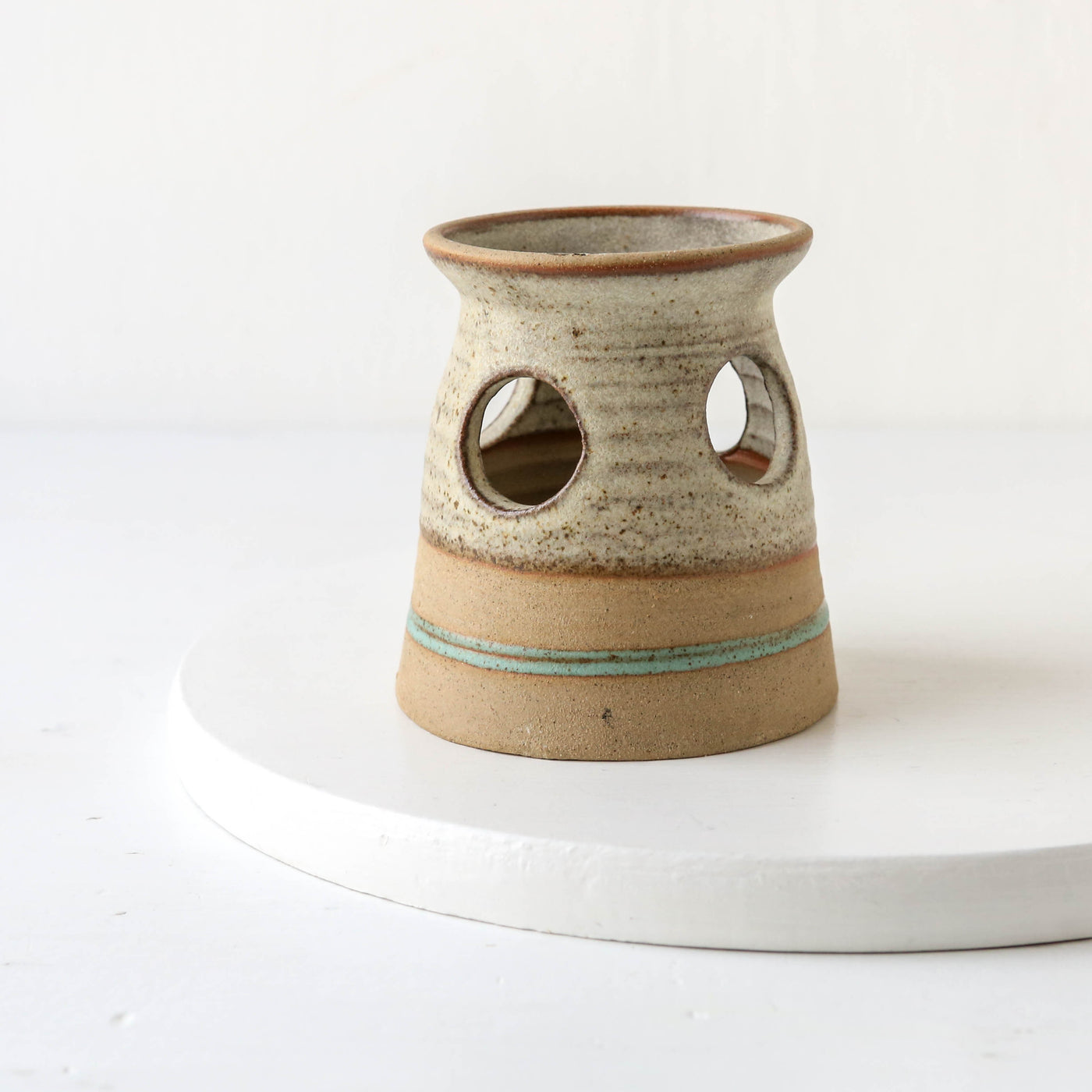 Vintage Studio Pottery Tea Light Holder