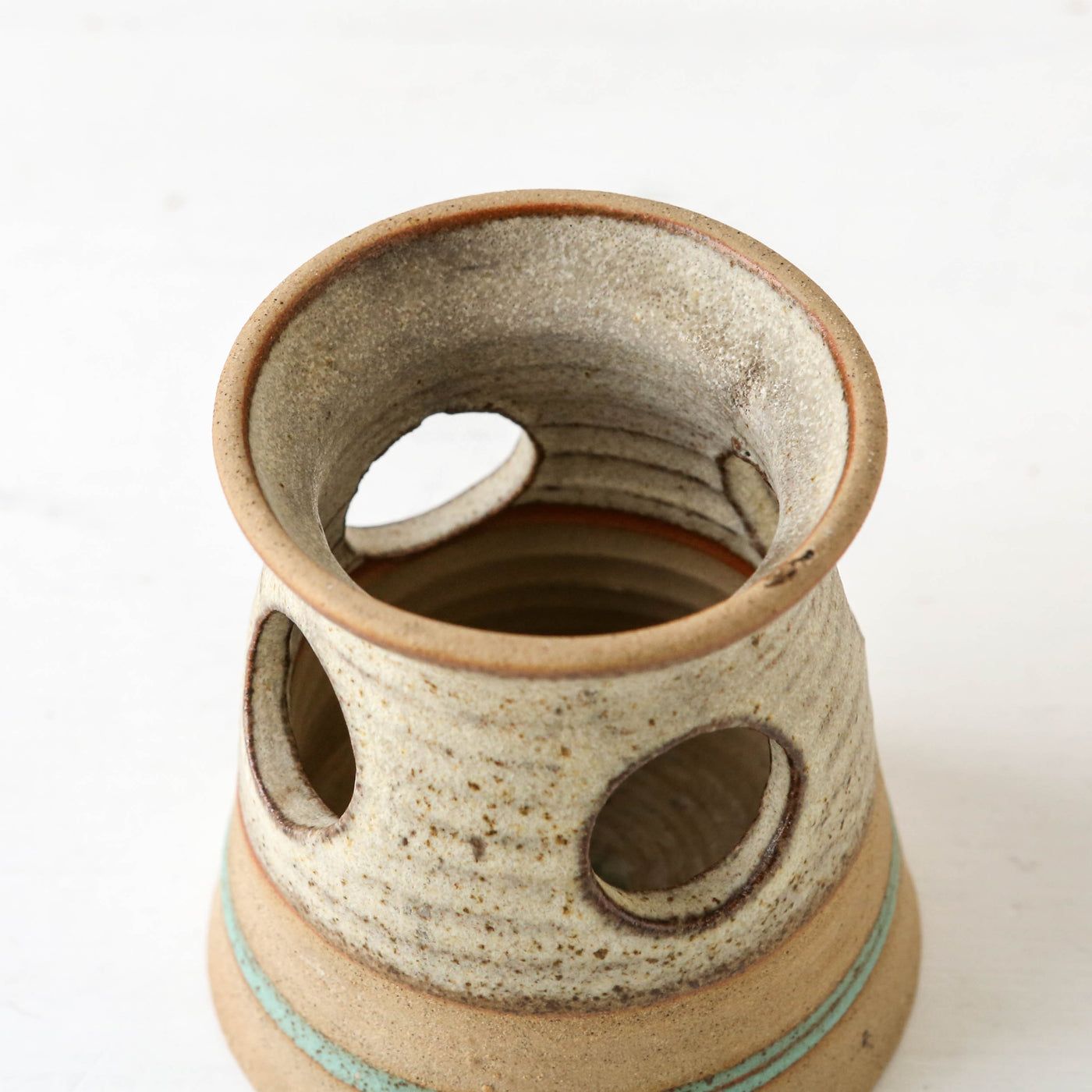 Vintage Studio Pottery Tea Light Holder
