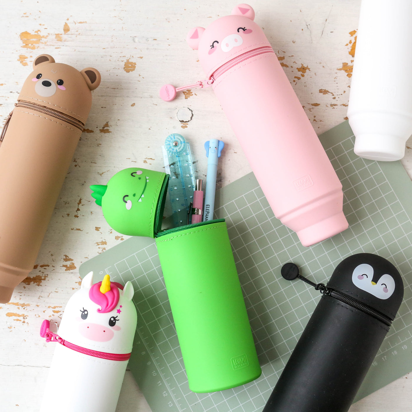 2 in 1 Animal Pencil Case