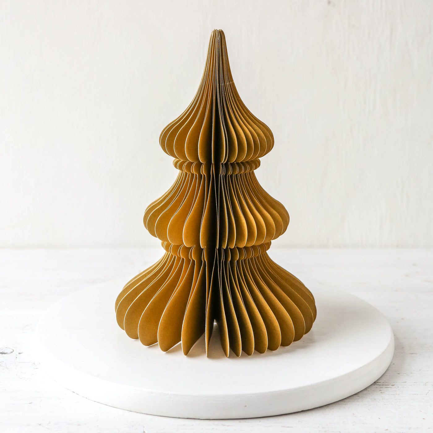 20cm Honeycomb Noble Tree - Ochre