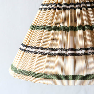 Bamboo Lampshade - Dark Green
