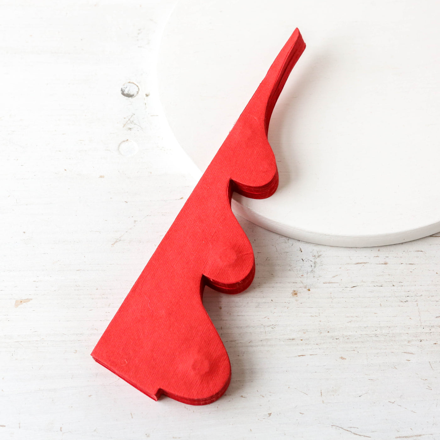 24cm Honeycomb Spruce Tree - Ruby