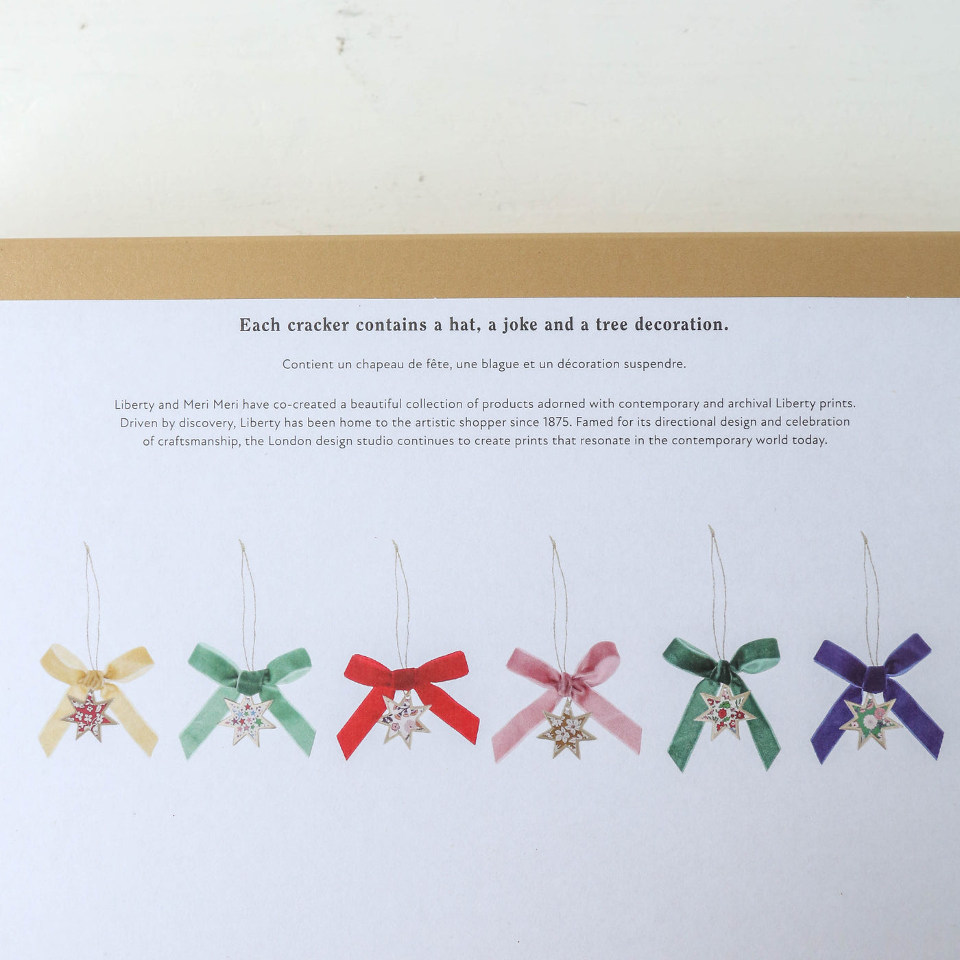 Liberty No-Snap Christmas Crackers