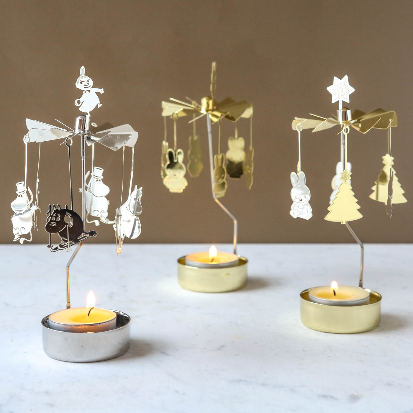 Anglaspel Candle Holder - Gold Miffy