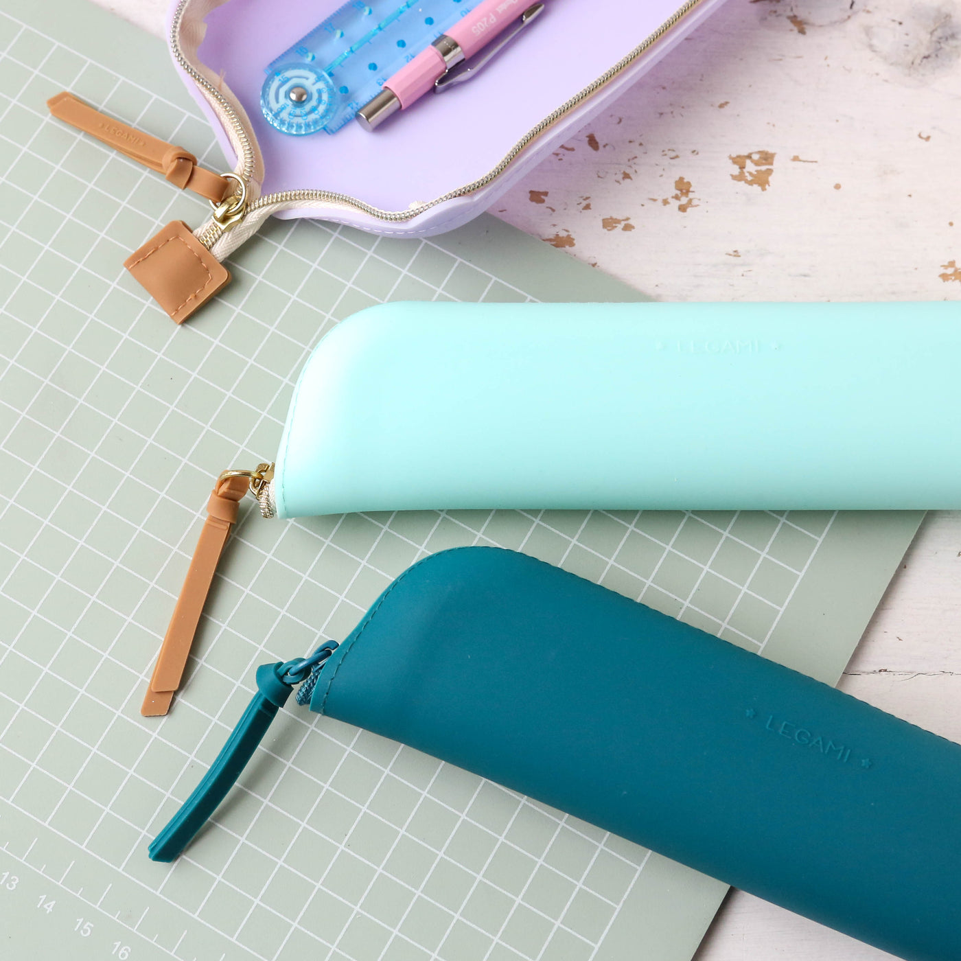 Soft Touch Pencil Case