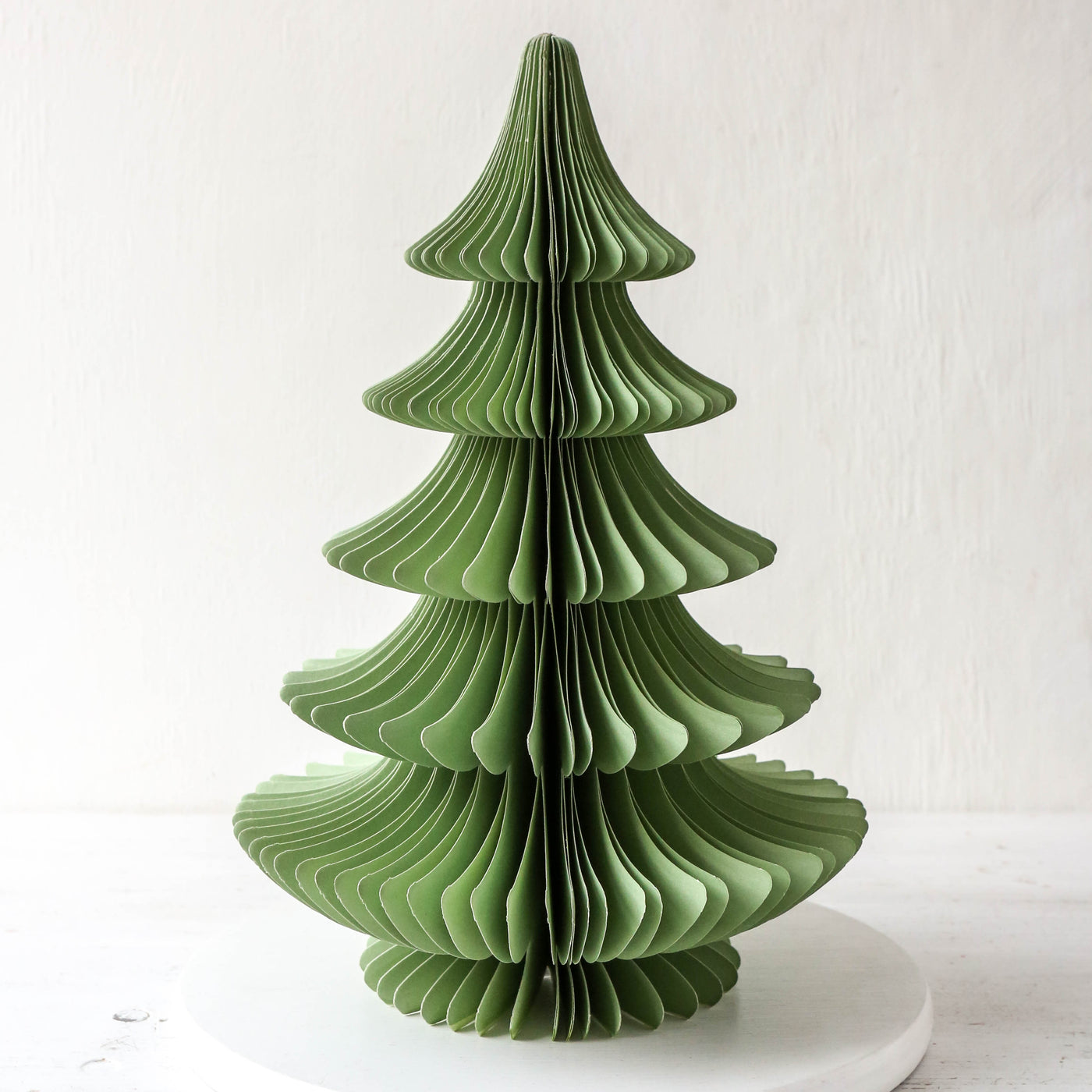 30cm Honeycomb Pine Tree - Mint