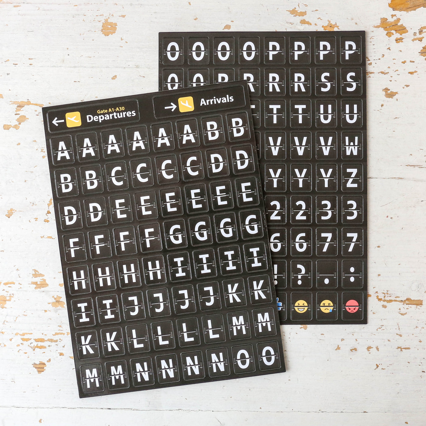 Set of Fridge Magnet Letters