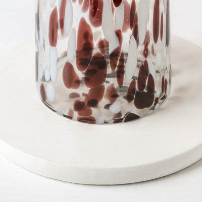 Speckled Glass Jug - Brown
