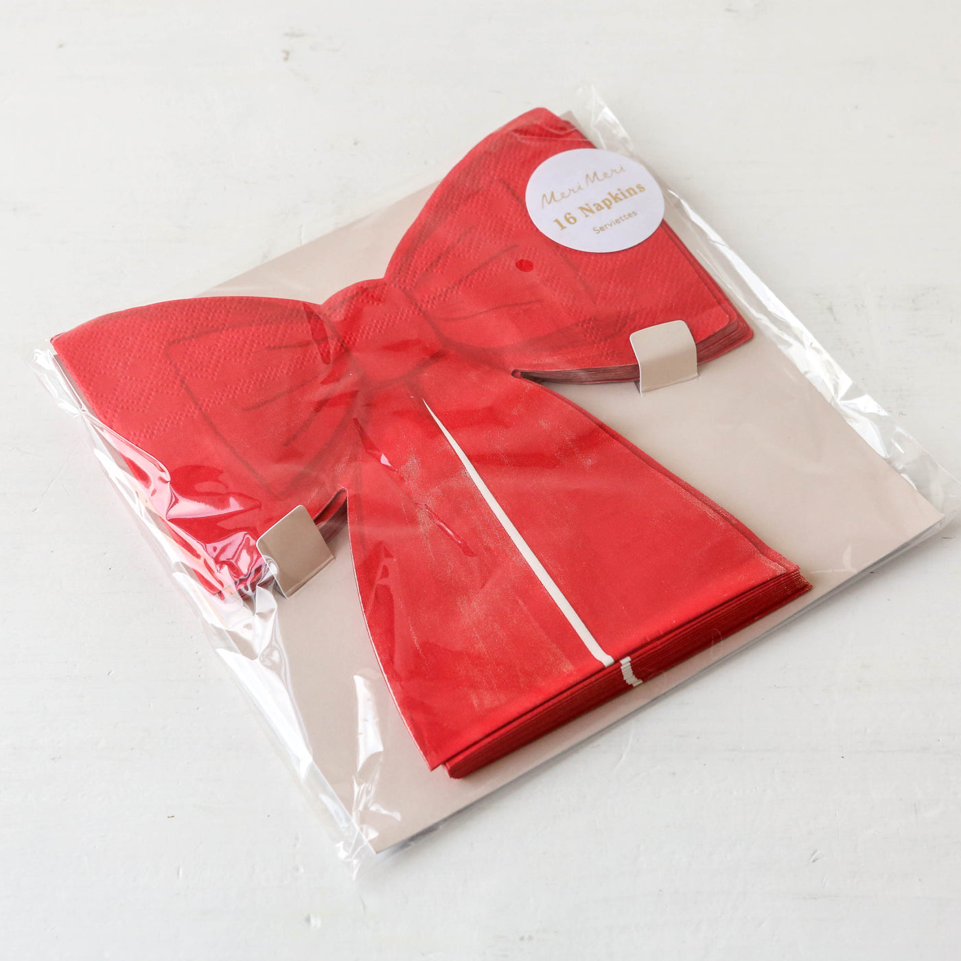 Red Bow Napkins by Meri Meri
