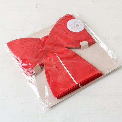 Red Bow Napkins by Meri Meri