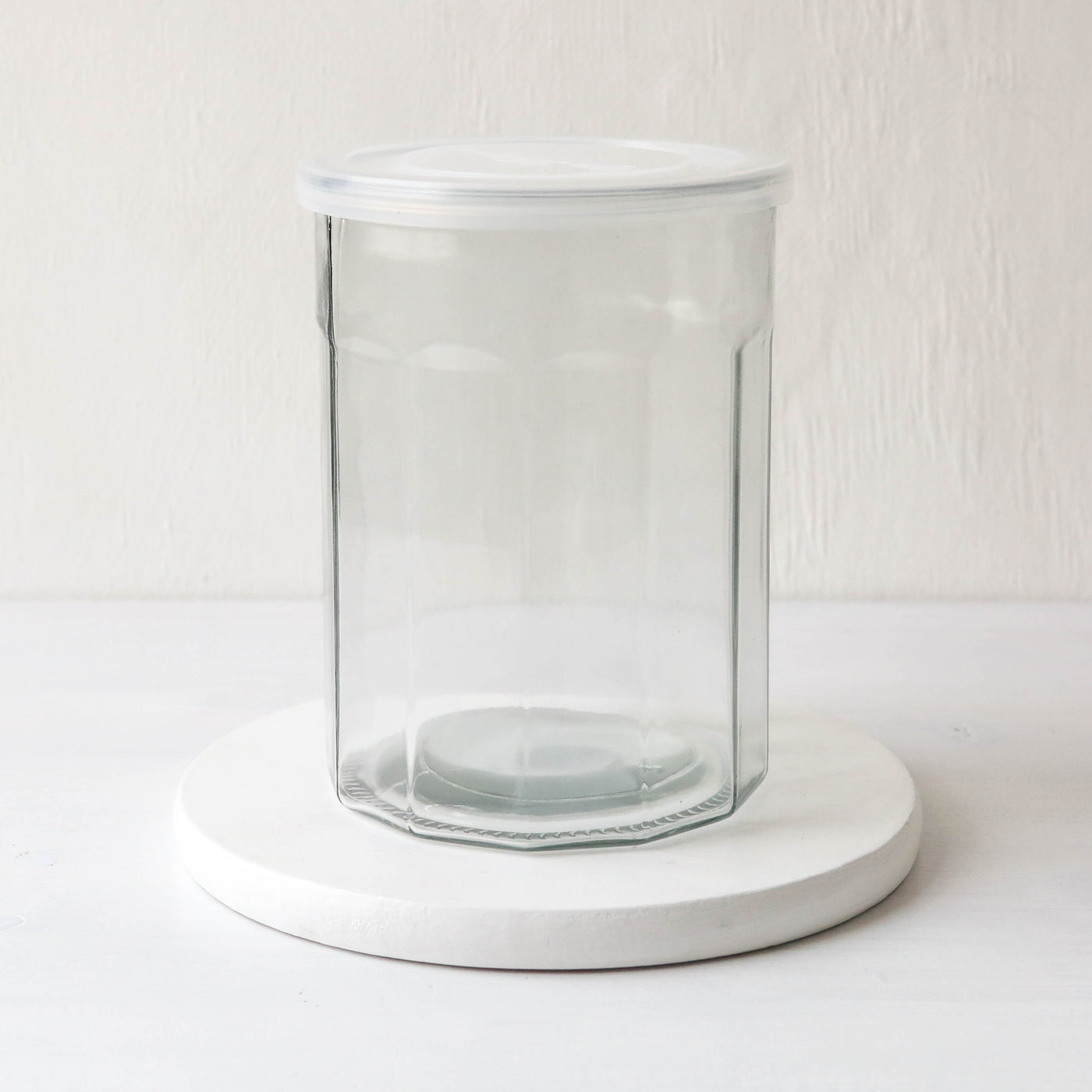 French Marmalade Glass Jar With Lid