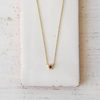 Garnet 'Elio' Necklace