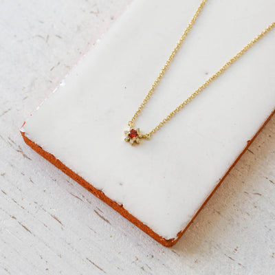 Garnet 'Elio' Necklace