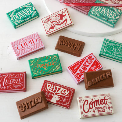 All Star Reindeers - Chocolate Matchboxes