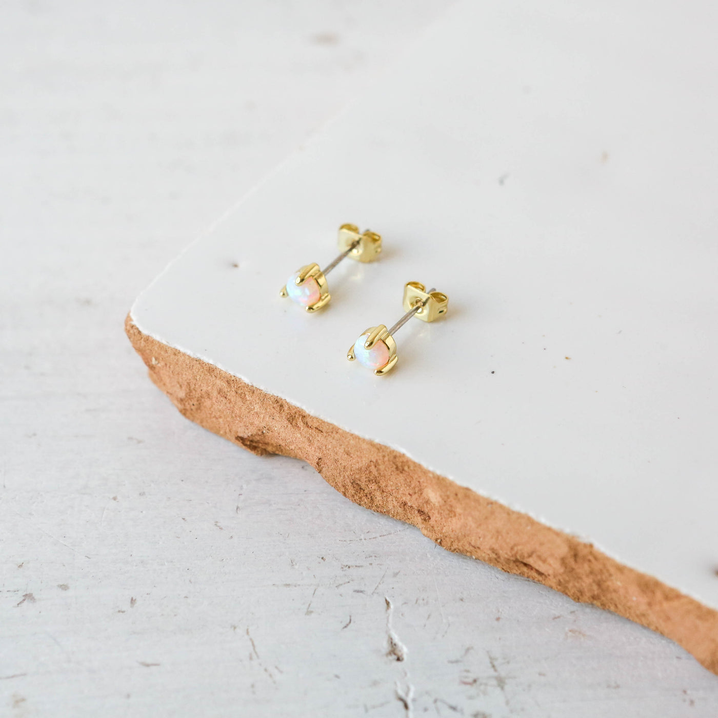 Opal Stud Earrings - Vivi