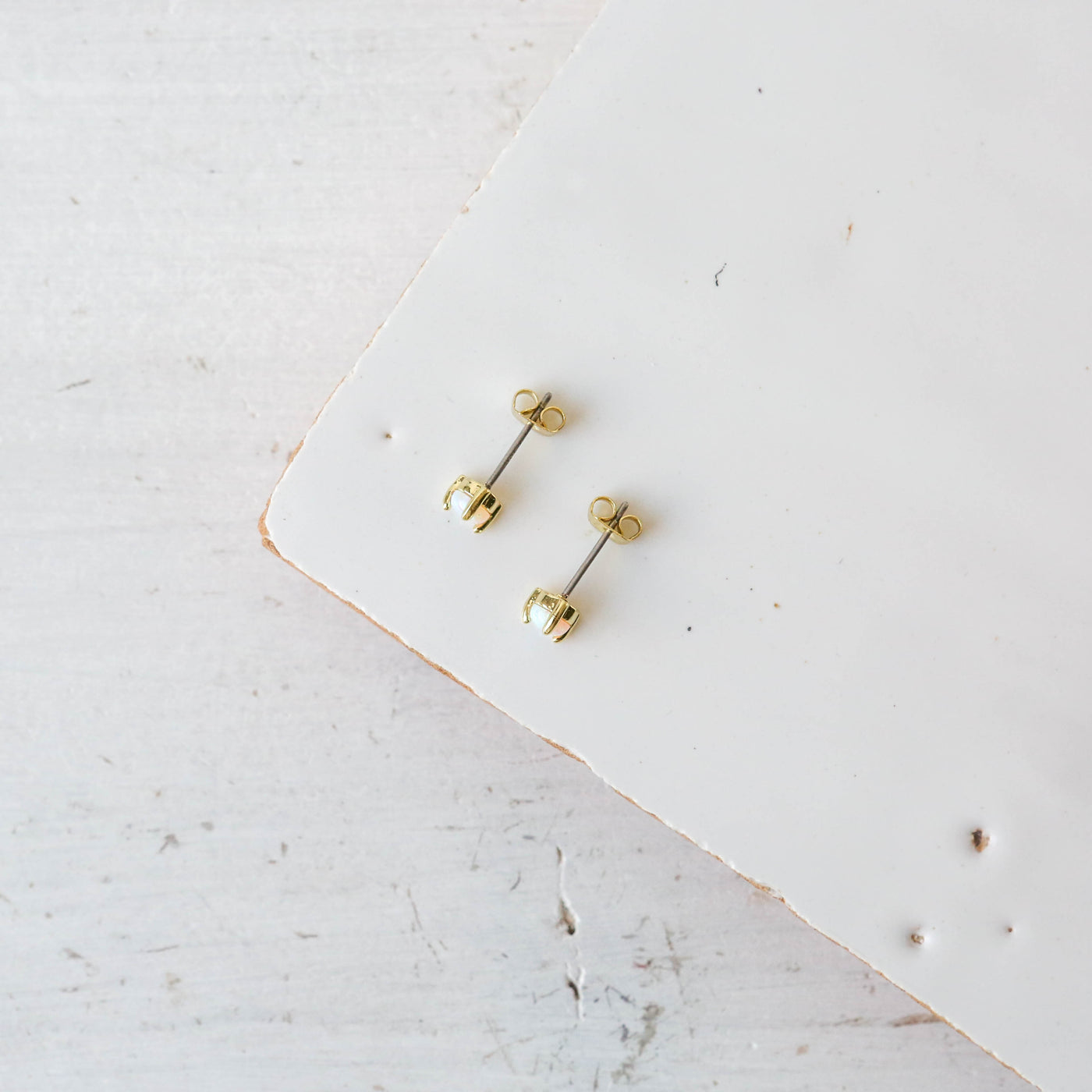 Opal Stud Earrings - Vivi