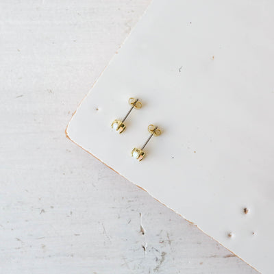 Opal Stud Earrings - Vivi