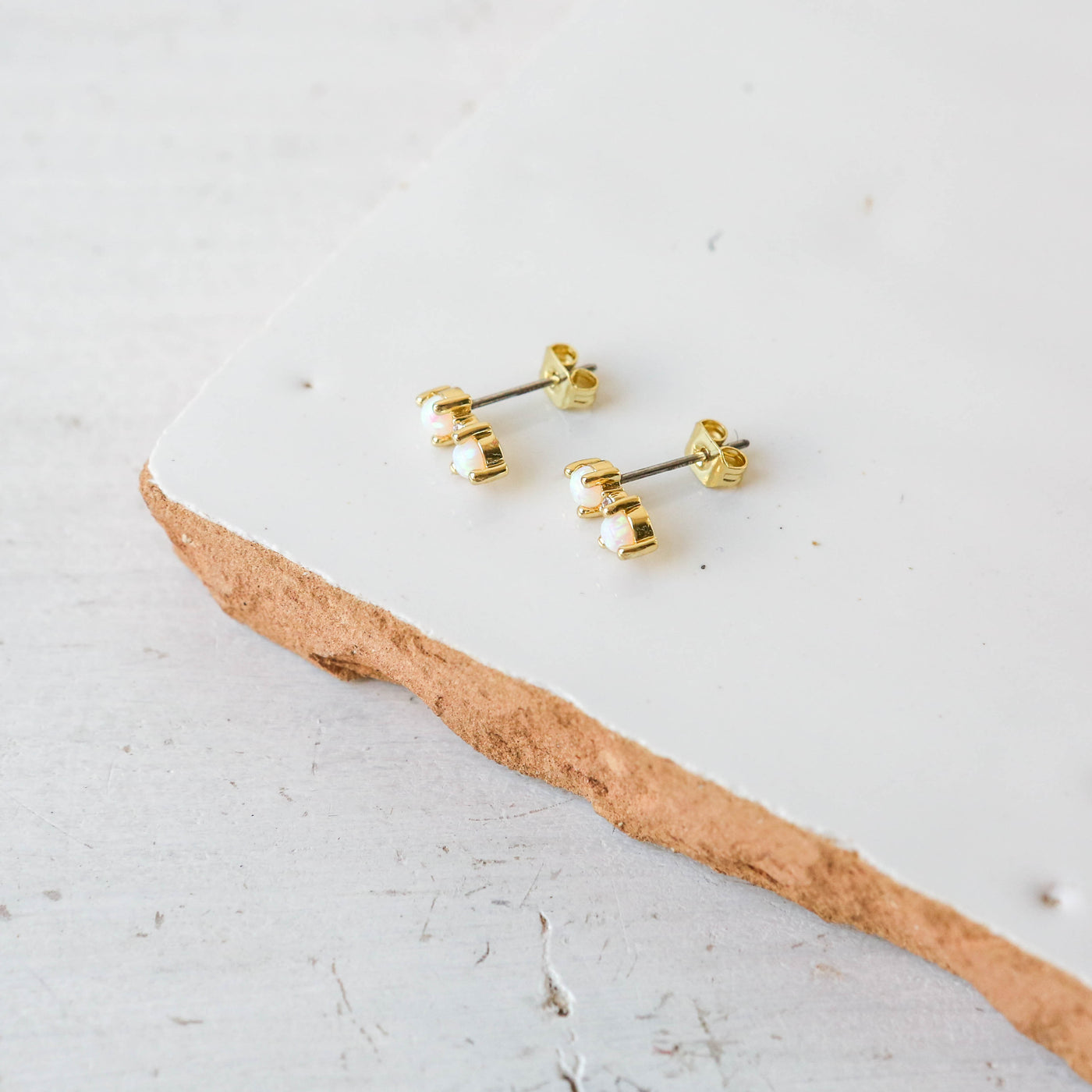 Opal Stud Earrings - Blaire