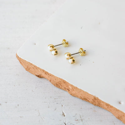 Opal Stud Earrings - Blaire