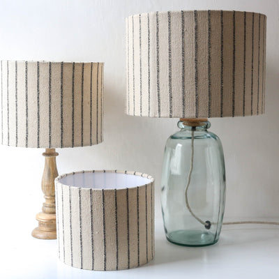 Sanja Cotton Stripe Lampshade - Large