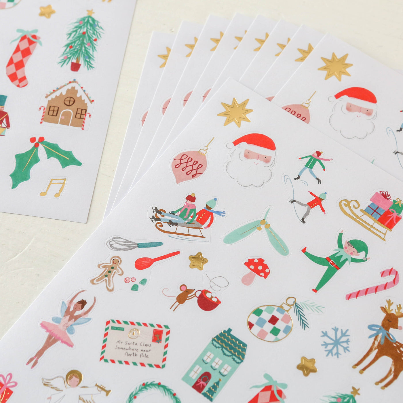 Mixed Icon Christmas Stickers
