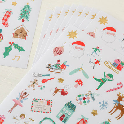 Mixed Icon Christmas Stickers