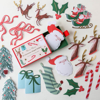 Meri Meri Christmas Shaped Stickers