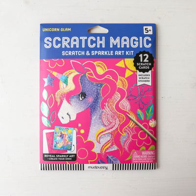 Unicorn Glam Scratch & Sparkle Art Kit