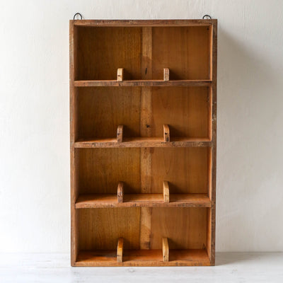 Reclaimed Wooden Wall Shelf - 12 Rooms