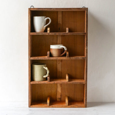 Reclaimed Wooden Wall Shelf - 12 Rooms