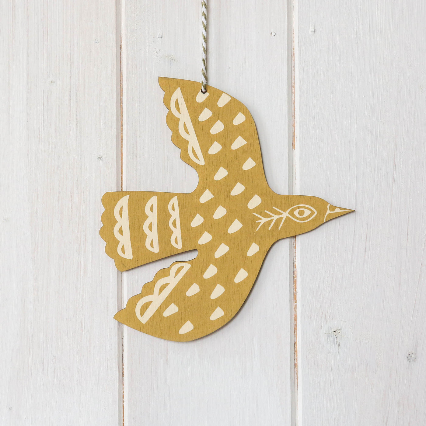 Mini Hanging Blackbird Decoration