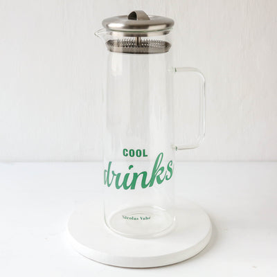 Cold Drinks Glass Straining Jug