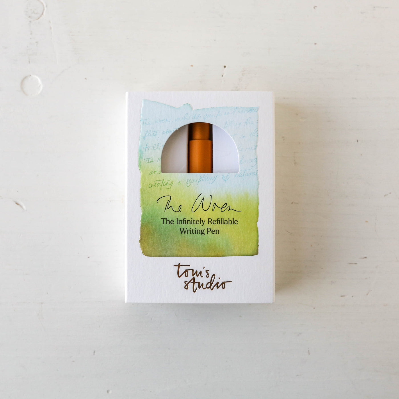 The Wren in Clementine - Refillable Writing Pen