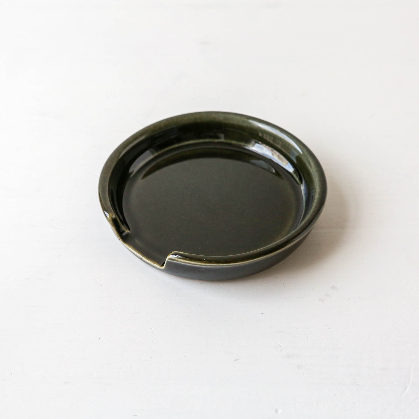 Ceramic Spoon Rest - Green