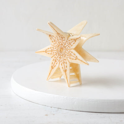 Hand Painted Cellulose Hair Claw -Star of Wonder