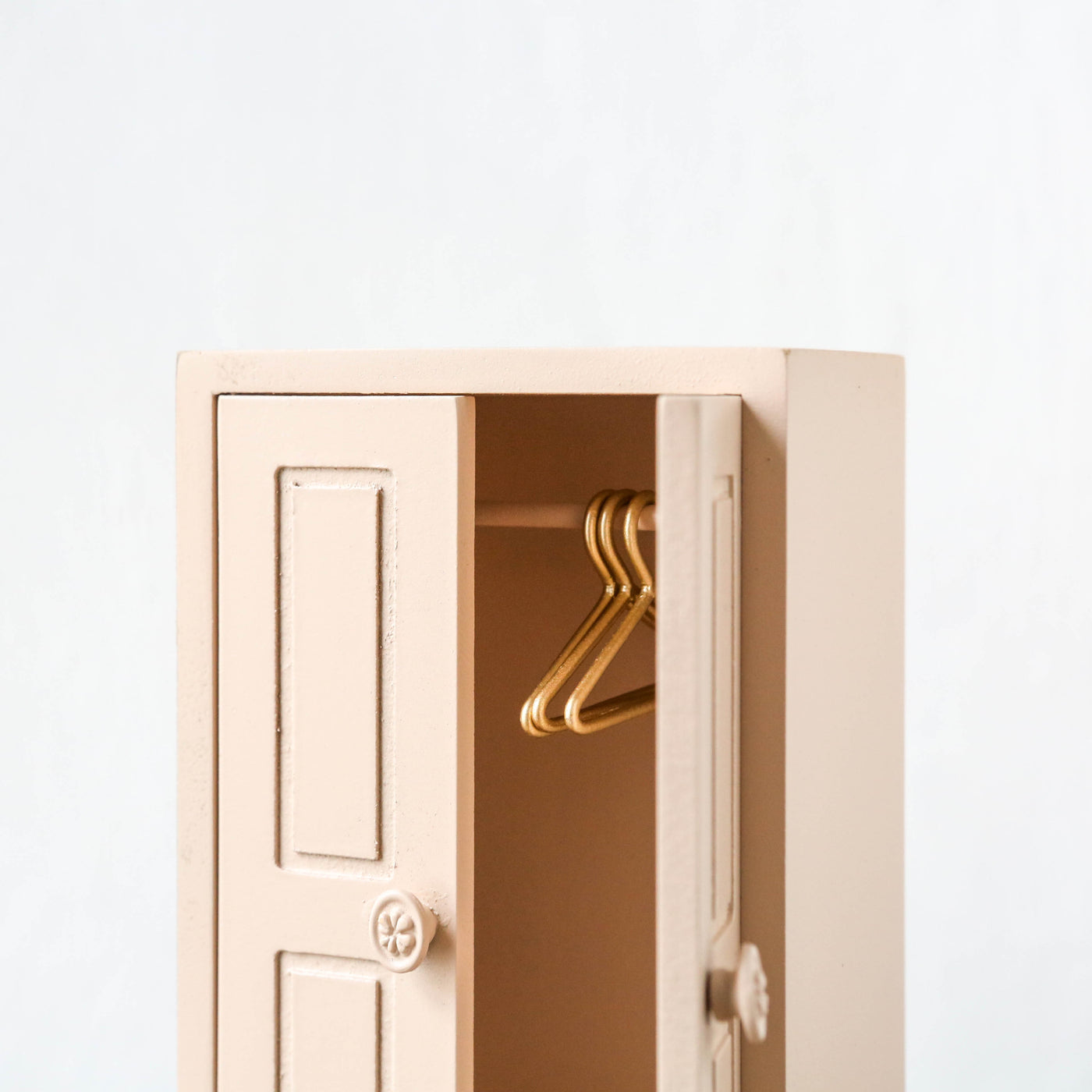 New Wooden Closet for Maileg Mice - Light Rose