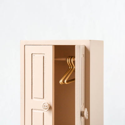 New Wooden Closet for Maileg Mice - Light Rose