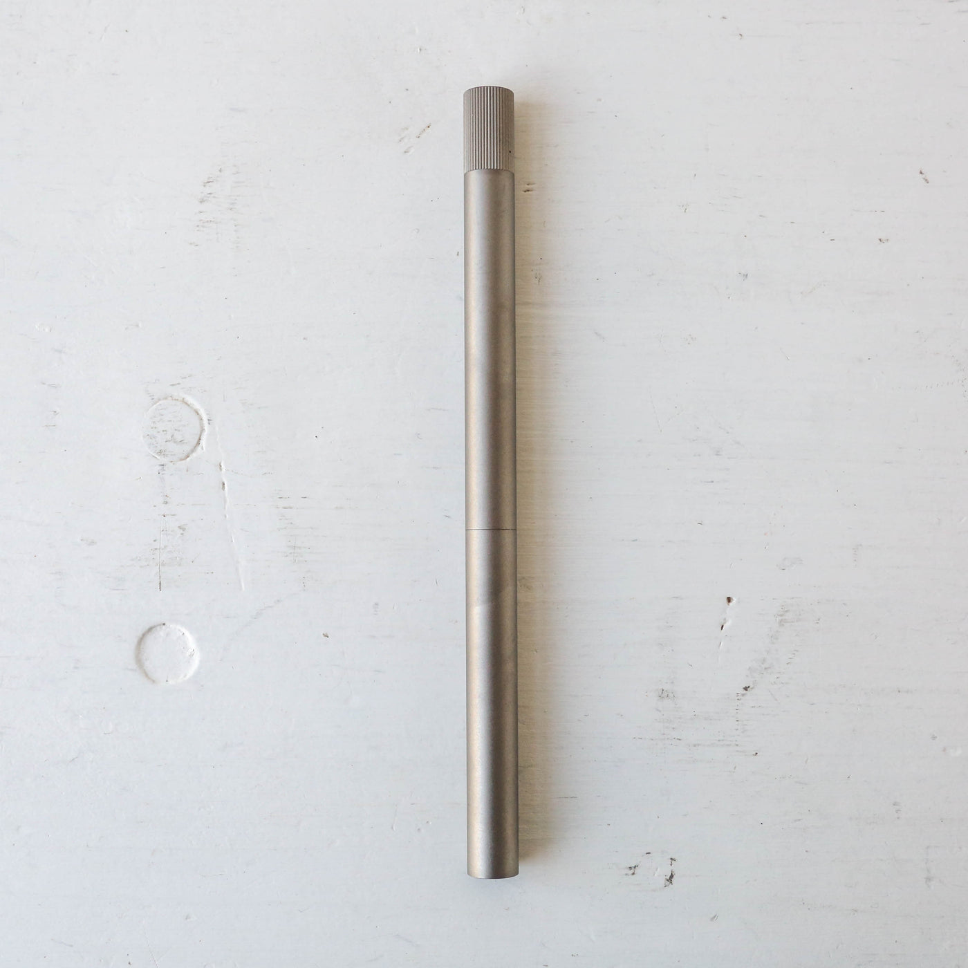 The Lumos Pro Duo Tip in Titanium - Two Refillable Pens with Multiple Tips