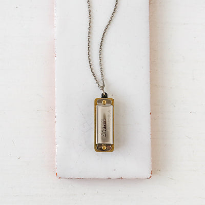 Mini Harmonica Necklace