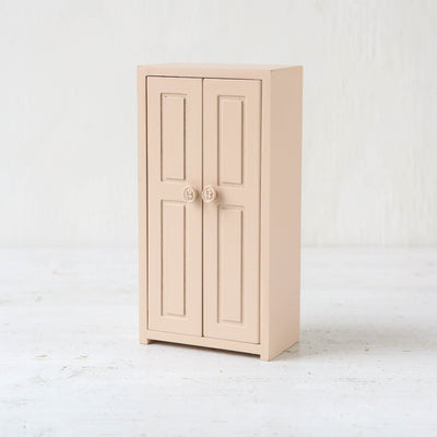 New Wooden Closet for Maileg Mice - Light Rose