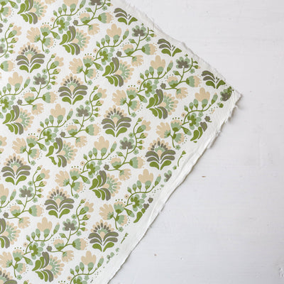 Handmade Recycled Cotton Paper - Marigold Sage