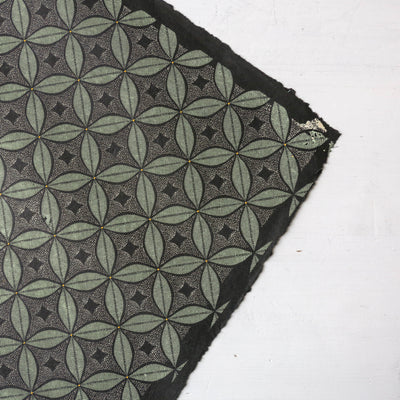 Handmade Recycled Cotton Paper - Arrah Sage Black