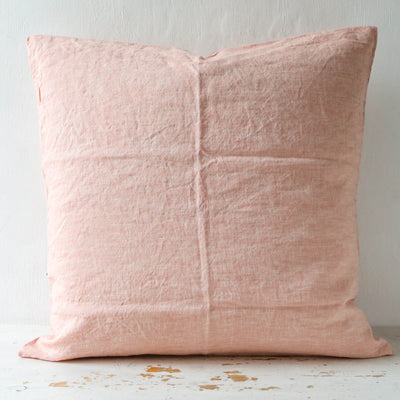 SALE Linen Chambray Cushion Cover - Floss