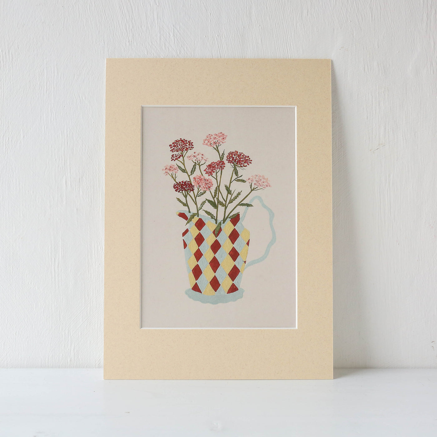 A4 Mounted 'Yarrow' Print by Harriet Watson
