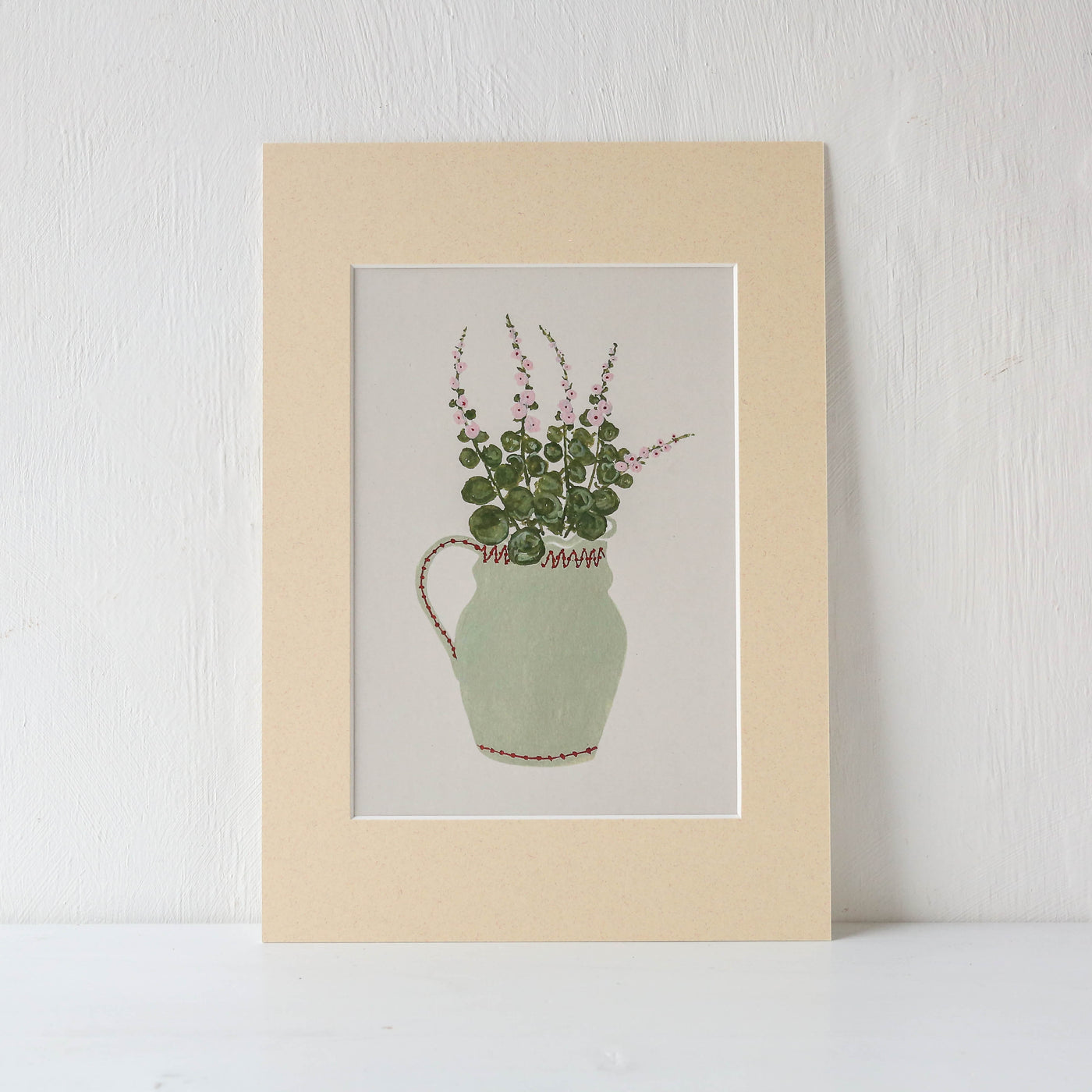 A4 Mounted 'Cheerful Bloom 5' Print by Harriet Watson